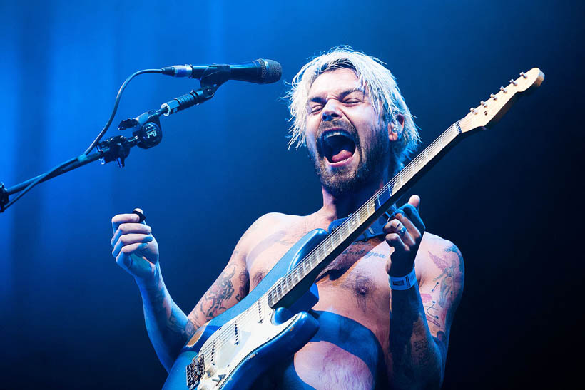 Biffy Clyro live at Rock Werchter Festival in Belgium on 4 July 2013