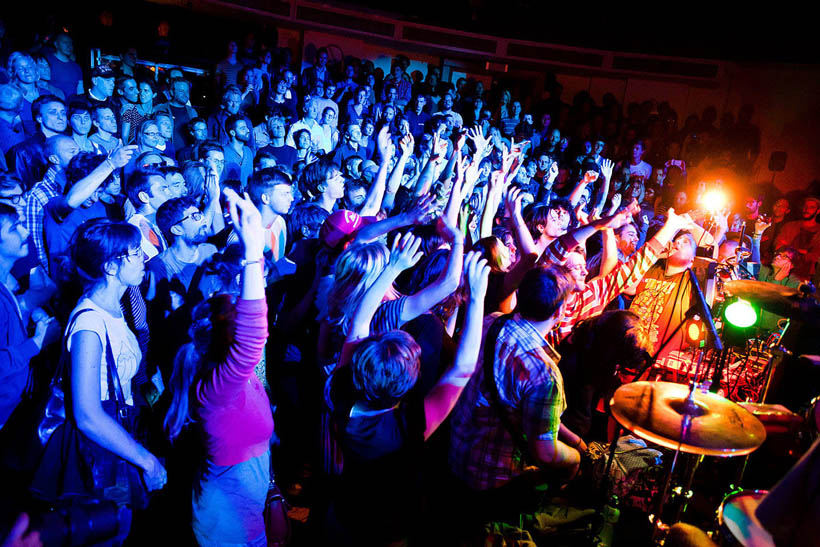 Dan Deacon live in de Rotonde in de Botanique in Brussel, België op 24 september 2012