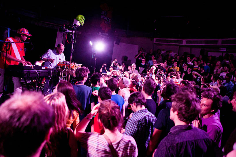 Dan Deacon live op Les Nuits Botanique in Brussel, België op 6 mei 2013