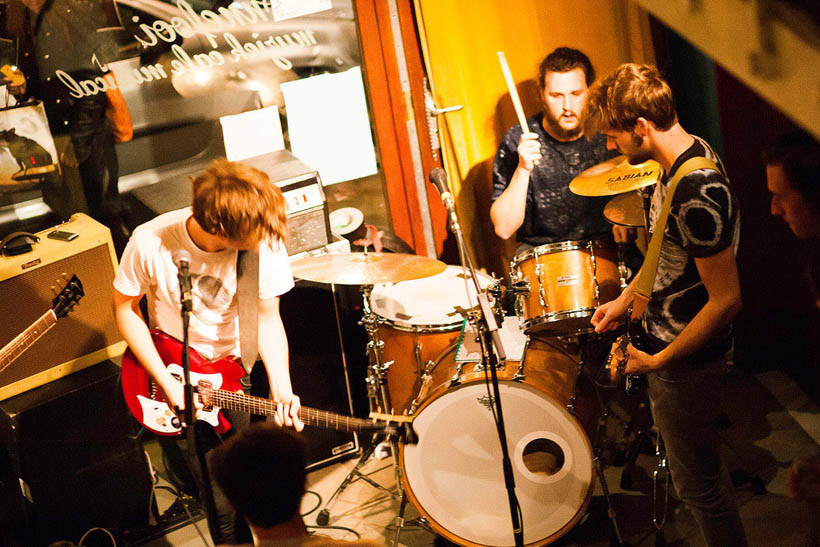 Dvkes live at the Bonnefooi in Brussels, Belgium on 19 September 2013