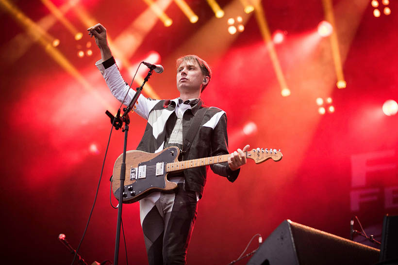 Franz Ferdinand live op Rock Werchter Festival in België op 6 juli 2014