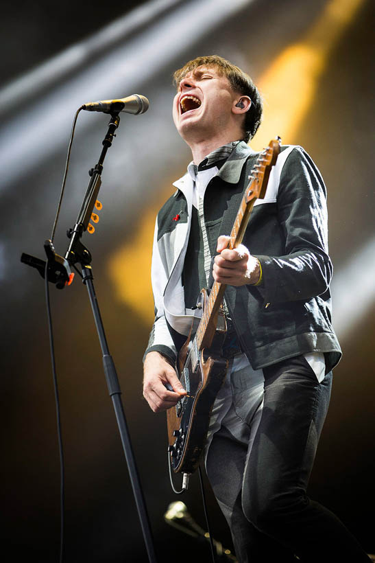 Franz Ferdinand live op Rock Werchter Festival in België op 6 juli 2014