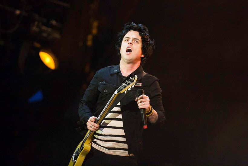 Green Day live at Rock Werchter Festival in Belgium on 4 July 2013