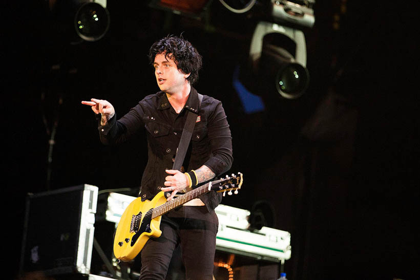 Green Day live at Rock Werchter Festival in Belgium on 4 July 2013