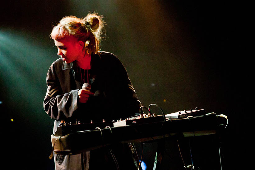 Grimes live op Les Nuits Botanique in Brussel, België op 17 mei 2012
