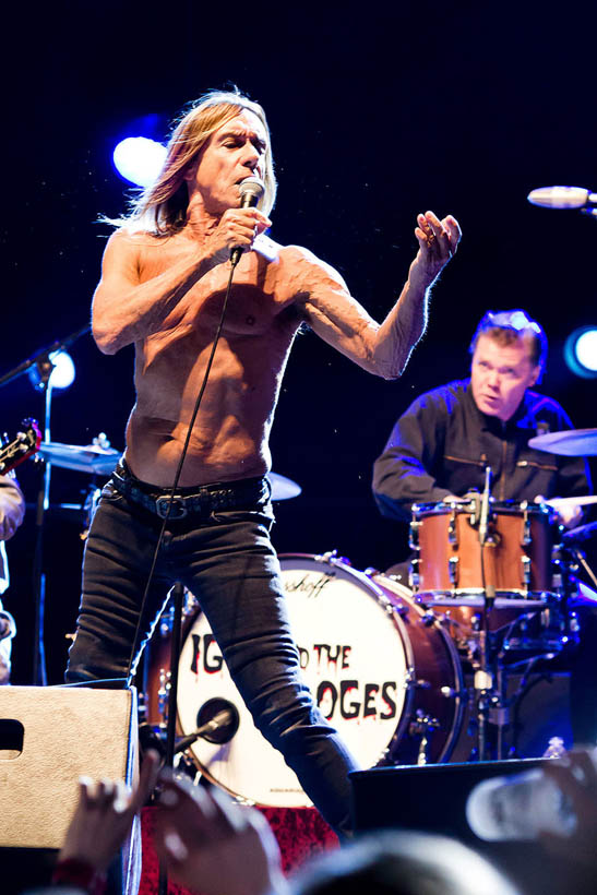 Iggy And The Stooges live op Brussels Summer Festival in België op 12 augustus 2012