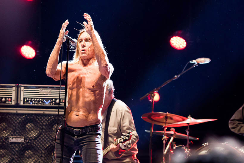 Iggy And The Stooges live op Brussels Summer Festival in België op 12 augustus 2012
