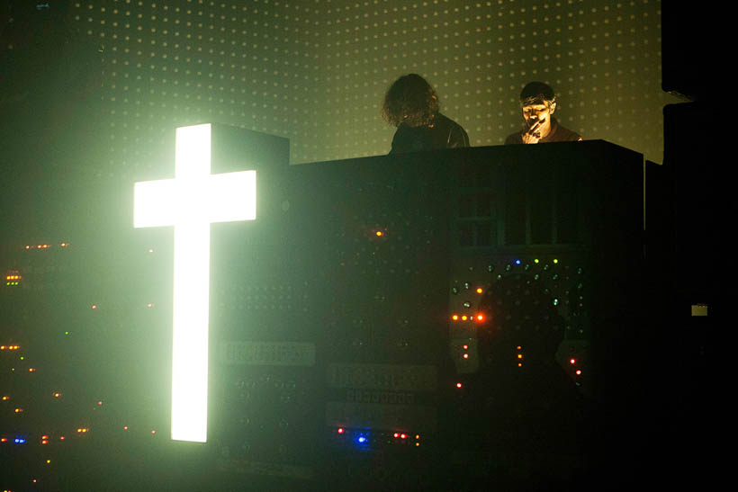 Justice live at the Ancienne Belgique in Brussels, Belgium on 5 March 2012