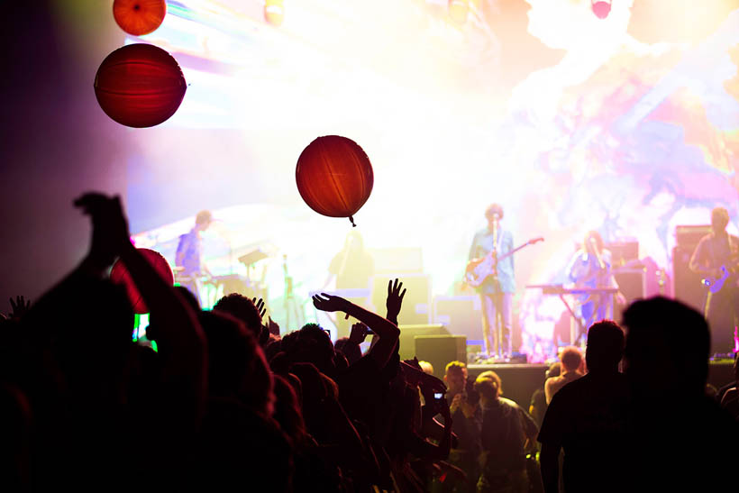 MGMT live op Rock Werchter Festival in België op 6 juli 2014