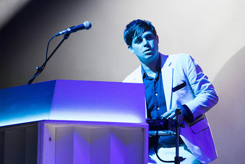 Metronomy live at Rock Werchter Festival in Belgium on 6 July 2014