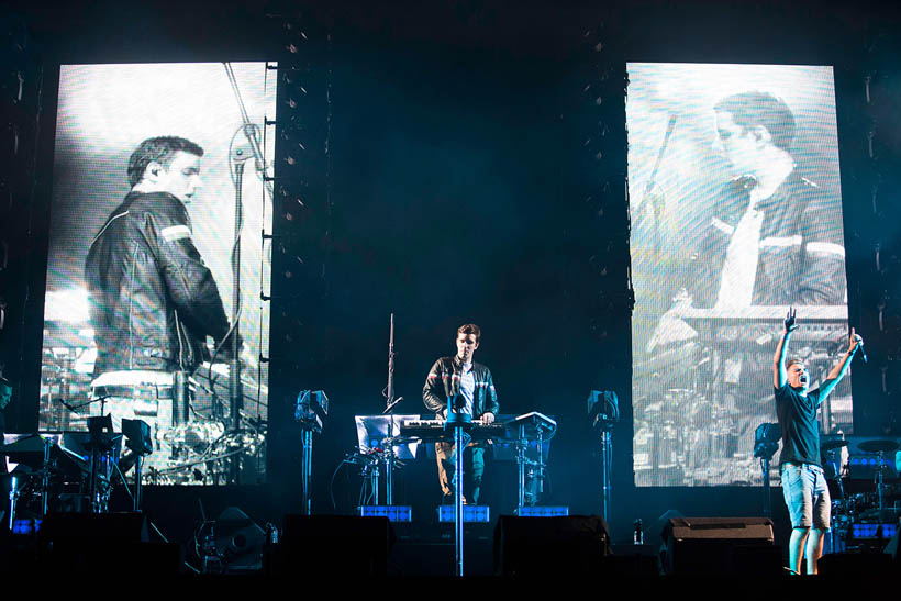 Netsky live op Rock Werchter Festival in België op 5 juli 2013