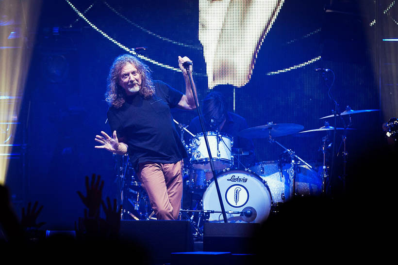 Robert Plant live op Rock Werchter Festival in België op 3 juli 2014
