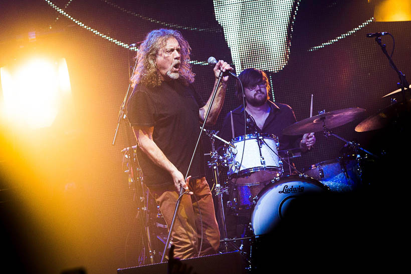 Robert Plant live op Rock Werchter Festival in België op 3 juli 2014