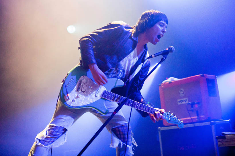 The Cribs live at the Orangerie at the Botanique in Brussels, Belgium on 28 April 2012