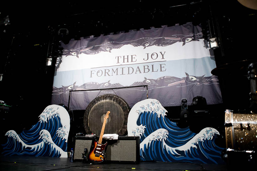 The Joy Formidable live in de Orangerie in de Botanique in Brussel, België op 25 oktober 2011