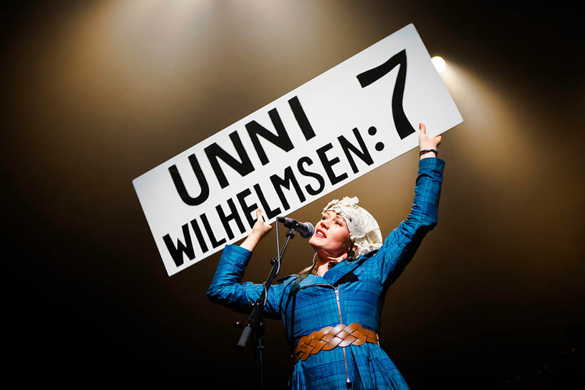 Unni Wilhelmsen live in de Ancienne Belgique in Brussel, België op 29 november 2011